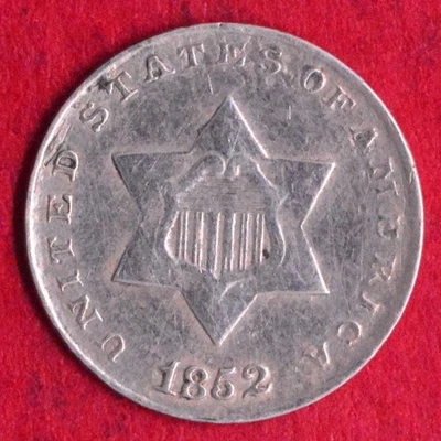 1852 THREE CENT SILVER - Image 1 of 3