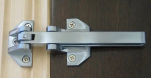 Security Door Guard Heavy Duty Satin Chrome Finish - Picture 1 of 1