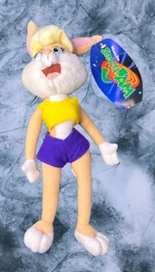 Vintage Space Jam (12 Zoll) Lola Bunny 1997 von Ace Plüsch neu mit Etikett lesen - Bild 1 von 2