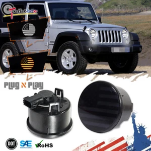 Para Jeep Wrangler JK 07-18 Bandera de EE. UU. SWITCHBACK LED Señal de giro delantero y luces DRL - Imagen 1 de 10