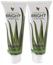 2× Forever Living Aloe Vera Tooth gel Bright Natural Mint Toothpaste No Fluoride