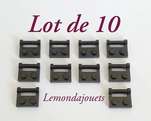 Lego 48336 10 x Plat modifié Plaque Plate 1x2 Poignée Noir Black Handle Plats - Picture 1 of 5