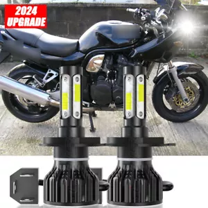 For Suzuki Bandit 1200 GSF1200S 1997 1998 1999-2006 White H4 9003 Headlight - Picture 1 of 10