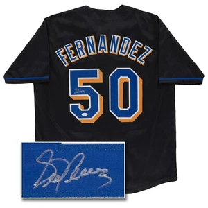 Sid Fernandez Signed Jersey (JSA COA) New York Mets Custom Black Baseball - Picture 1 of 7