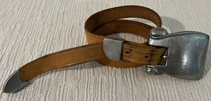 KIESELSTEIN-CORD 1981 Vintage USA Horseshoe Belt Buckle .. NOT STERLING - Picture 1 of 15