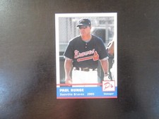 2005 Grandstand Danville Braves Paul Runge Card (B60) Atlanta Braves