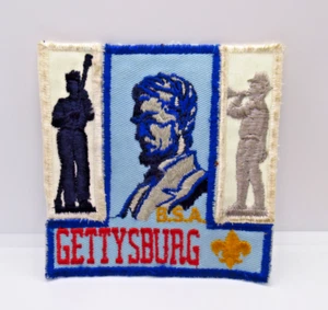 Gettysburg Trail Patches 3-in-1 BSA Lincoln Johnny Reb Billy Yank Scout - Picture 1 of 7