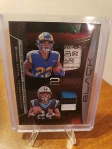 2024 Panini Black Dusk 2 Dawn Blake Corum/Johnathon Brooks /25 - Foto 1 di 2