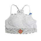 Sailor Moon Crescent Moon Brooch Lace Bralette White XL Anime Cosplay Crescent