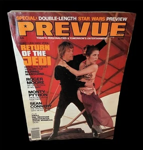 JUNE/JULY 1983 PREVUE movie magazine STAR WARS - RETURN OF THE JEDI - Imagen 1 de 4