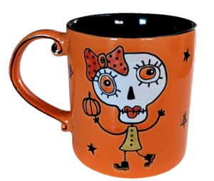 Eli & Ana Halloween Skeleton Girl 18 oz Mug New with tag - Picture 1 of 5