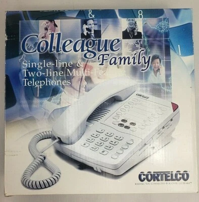 Винтажный коллекционный телефон Cortelco 2203 220321-VBA-27S (громкоговоритель)  - Изображение 1 из 4