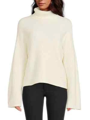 NEW, Theory Dolman Sleeve Wool Turtleneck Sweater Size S #S7834 - Image 1 of 4