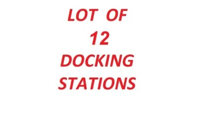 Lote de 12 NUEVOS SELLADOS HP 2013 UltraSlim Docking Station D9Y32AA D9Y32UT, Cargador Foto 1 de 2