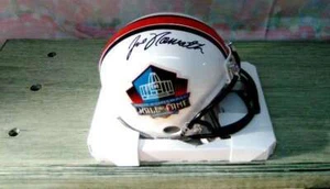 JOE NAMATH SIGNED HALL OF FAME MINI HELMET JETS ALABAMA - Picture 1 of 1