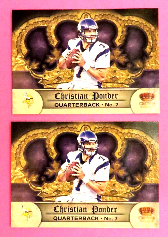 2 - 2012 Panini "Crown Royal" Minnesota Vikings - CHRISTIAN PONDER - Image 1 of 1