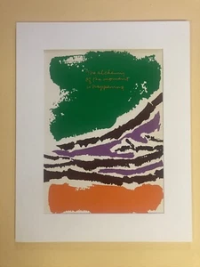 corita kent alchemy of moment mid century litho 1982 frame ready 4 your 16x20 - Picture 1 of 5