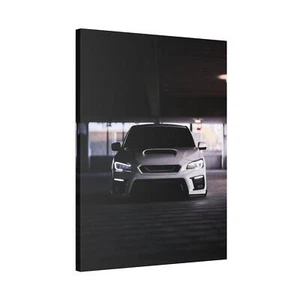 Subaru WRX High Resolution Museum Quality Vertical Car Canvas Print #002 - Picture 1 of 10