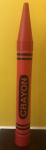 Original 1988 Fantazia Marketing 35" Jumbo Red Coloring Crayon Coin Bank - Bild 1 von 12