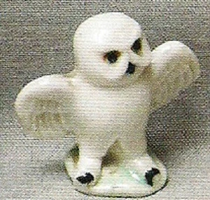 WADE SNOWY OWL WHIMSIES SET 9, 1958-61 NORTH AMERICAN ANIMALS - Picture 1 of 1