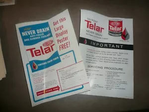 Pubblicità DuPont Telar Never Drain antigelo e refrigerante estivo - Vintage - DUE - Foto 1 di 1