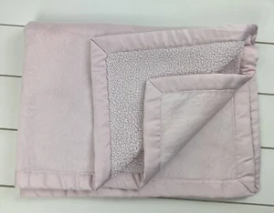 KOALA Baby Pink Plush Baby Blanket Lovey Sherpa Satin Binding 2014 Babies R Us - Picture 1 of 6