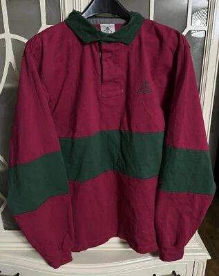 Camisa de rugby pesada de manga larga Ruck-It para hombre talla mediana 100 % algodón (nueva) #1 Foto 1 de 4