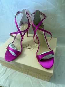 Badgley Mischka Jewel Women's Dimitra Heeled Sandal Hot Pink Size 7.5 - Picture 1 of 7