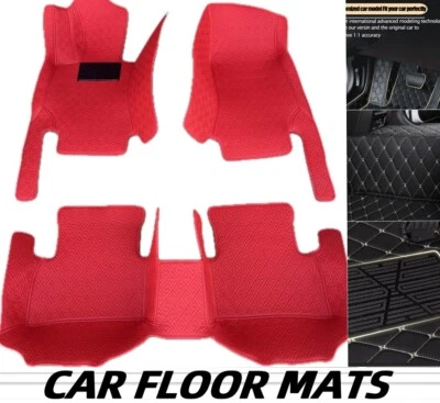 Car Floor Mats For Ferrari GTC4 Lusso 488 Spider Custom Auto Carpets PU Leather Foto 1 de 4