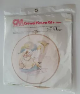 Columbia-Minerva Crewel Picture Kit Peter Rabbit Illustration #7904 NEU 1978 - Bild 1 von 3