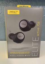Jabra Elite Active 75t True Wireless In-Ear Headphones Titanium Black, Sealed 