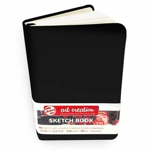 Royal Talens Art Creation Hardcover Skizzenbuch 80 Blatt 140 g/m Seite schwarz Cover - Bild 1 von 19