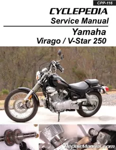 1988-2021 Yamaha Virago XV250 & V-Star 250 Repair Service Manual CPP-116 - Picture 1 of 1