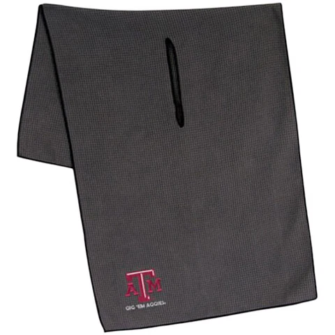 Texas A&M Aggies 19" x 41" Gray Microfiber Towel Cover