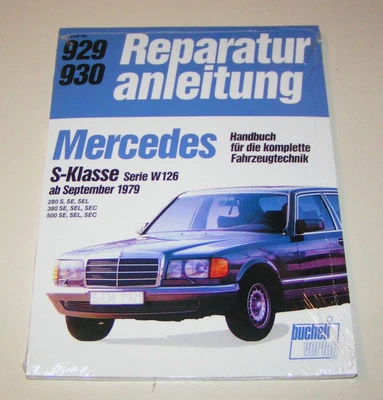 Manuale di Riparazione MERCEDES CLASSE S Tipo W126 280/380/500 / Se / Sel / Sec - Immagine 1 di 2