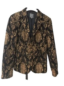 marc aurel 42 ausgefallener Hosenanzug, schwarz, beige. Hose Gr. 38 - Bild 1 von 5