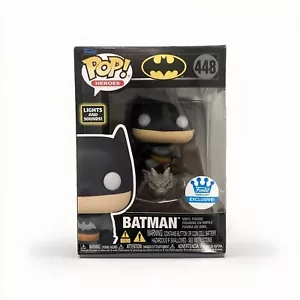 Funko POP! Batman #448 Batman (Funko Exclusive) (Lights and Sounds!) - Picture 1 of 4