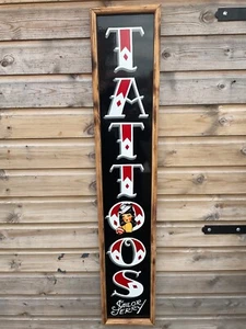 hand painted tattoo sign sailor Jerry. - Picture 1 of 5
