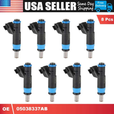 8X Inyector de combustible para Dodge Charger Jeep Grand Cherokee 2012-2021 6,4 L 05038337AB Foto 1 de 4