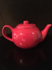 Create by Just Mugs Cherry Red Teapot 16oz