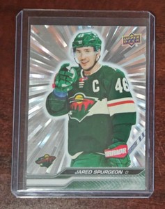2023-24 Upper Deck Series 1 - Jared Spurgeon Outburst Silver Base #91