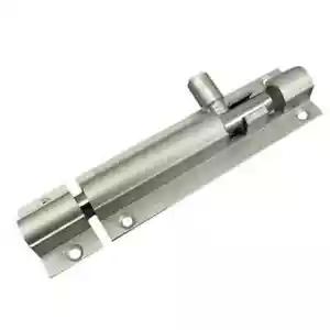 SLIDE BOLT Bathroom Toilet Shed Door Lock/Catch/Latch multi -sizes 63mm + screws - Picture 1 of 3