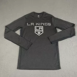 Los Angeles Kings Shirt Mens Small Gray Outdoor NHL Hockey Long Sleeve Adult - Picture 1 of 10