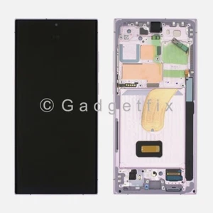 For Lavender Samsung Galaxy S23 Ultra OLED Display Touch Screen Digitizer Frame - Picture 1 of 5
