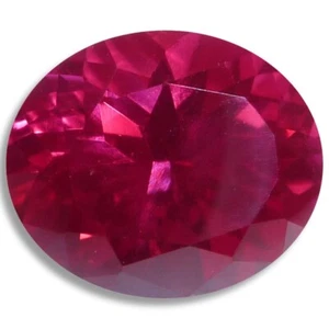 Lab Created Ruby Oval (9 options) Faceted Loose Gems since 1989 USA - Picture 1 of 13