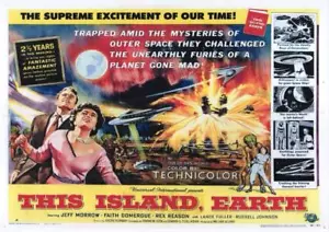 THIS ISLAND EARTH #3 REPRODUKTION FILMPOSTER A3 ODER A4 OPTIONEN VERFÜGBAR - Bild 1 von 3