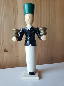 Erzgebirge Figur Bergmann m. Kerzenhalter 25 cm - Bild 1 von 8