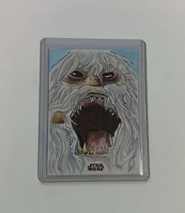 Topps Star Wars Wampa Skizze Darren Coburn James 1/1 - Bild 1 von 2