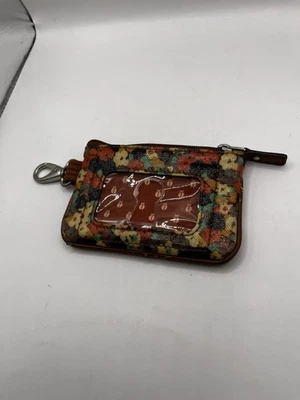 Cartera Fossil Para Mujer Multicolor Floral Llavero Estuche para Tarjetas Cartera, Llave por Foto 1 de 4