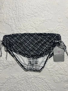 Nuovo costume da bagno Athleta costume da bagno bikini slip donna taglia XS bianco e nero 188 - Foto 1 di 8